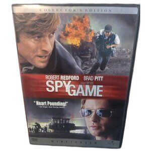 Universal DVD Movie Spy Game Widescreen Collectors Edition Complete Brad Pitt